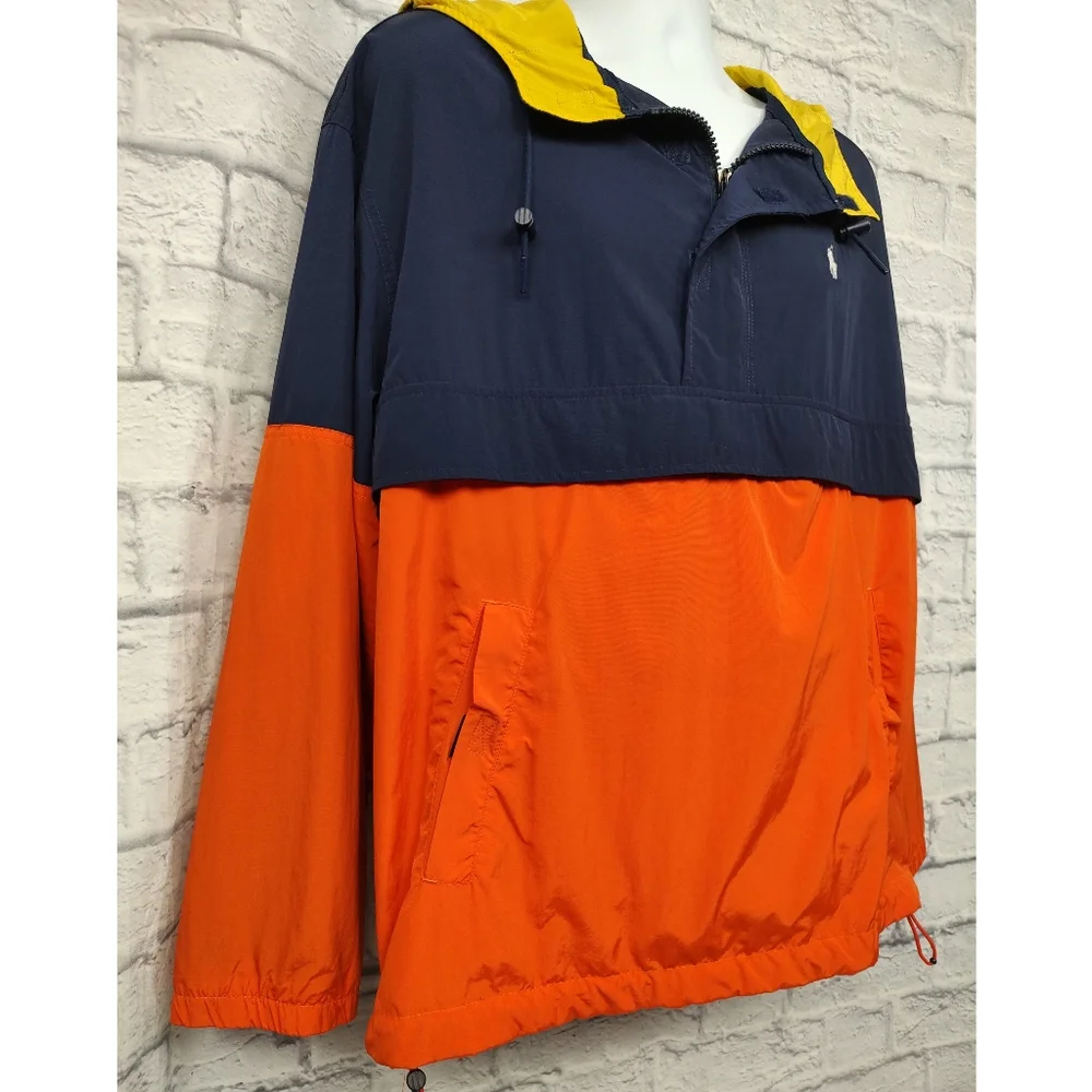 Polo Ralph Lauren Performance Colorblock Hooded Jacket M - Picture 3 of 8